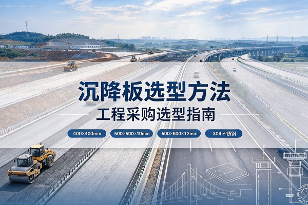 禅城沉降板选择方法