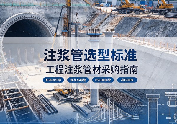 禅城注浆管选型标准